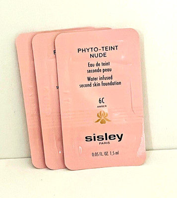 Sisley Phyto-Teint Nude 6C Amber Each Sample 1,5ml x7=10.5ml