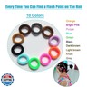 100 PCS Baby Hair Ties, Elastic Hair Bands Small Hair Ties for Girls Rubber Bands Elastic Ponytail Holders (Dark 10 Colors)