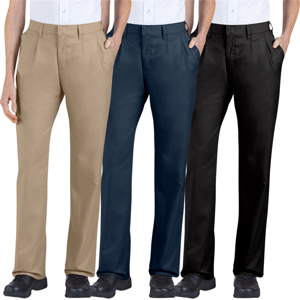 Dickies Pants Women FP220 Pleated Front Twill Work Pant – ASA