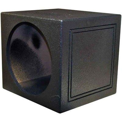 Qpower Single 15'' Sealed Woofer Enclosure withh Bed Liner Spray
