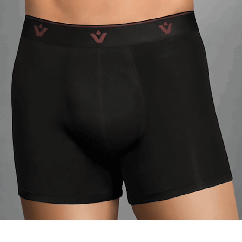 2 Viita Boxer Brief Bladder Leakage Washable Underwear Mens XXL Black
