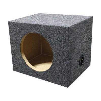 EMPTY WOOFER BOX 12'' SQUARE QPOWER