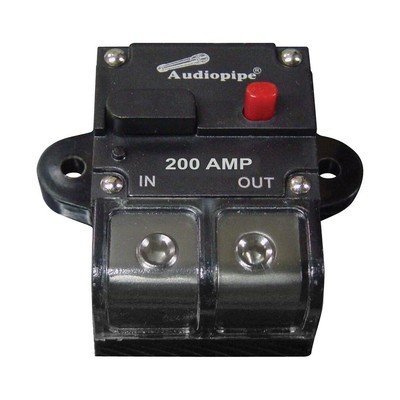 Audiopipe CB200AP 200 Amp Manually Resettable Circuit Breaker