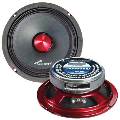 Audiopipe APMB-628PR | 6 Inch 200W 4 Ohm Pro Audio Car Speaker 6in (One)