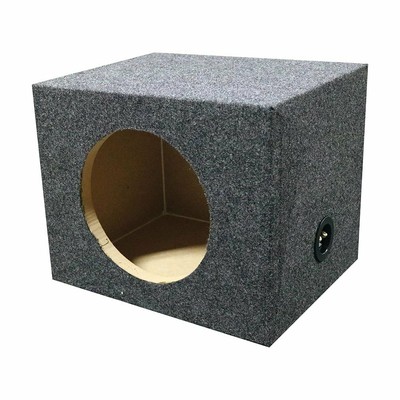 Qpower Empty Woofer Box 10'' Square  QSMPSQ10E