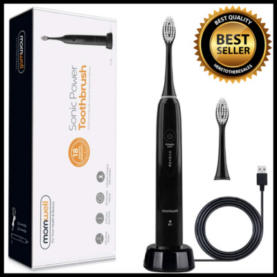 Electric Toothbrush Wireless Rechargeable Powerful Sonic  IPX7 mornwell New