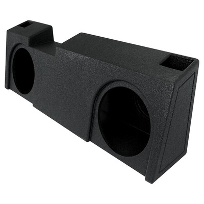 QBOMB Dual 10  Vented Empty Woofer Box for Chevy/GMC Crew Cab or Double Cab  ...