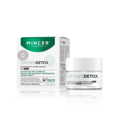 5902557262373 Oxygen Detox naprawczy krem-maska na noc No.1503 50ml Mincer Pharm