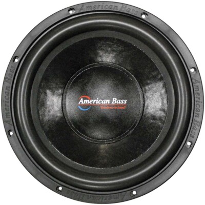 AMERICAN BASS XD 12  500W/1000W (RMS/MAX) CAR SUBWOOFER SUB WOOFER 2-OHM DVC NEW