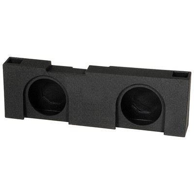 QPower ''QBOMB'' Chevy/GMC Crew Cab '14-'18 Dual 12'' Empty Woofer Enclosure