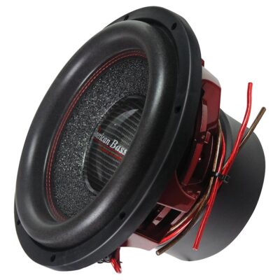 AMERICAN BASS HAWK 12  1500W/3000W (RMS/MAX) SPL COMPETITION SUBWOOFER 4-OHM DVC