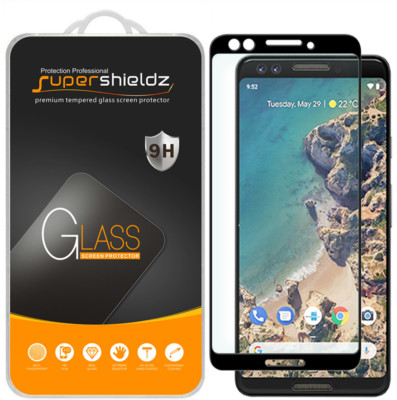 Supershieldz for Google Pixel 3 Full Cover Tempered Glass Screen Protector