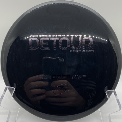 Axiom MVP Discs Neutron Detour - Rare Blacked-Out /  Murdered-Out  New Disc Golf