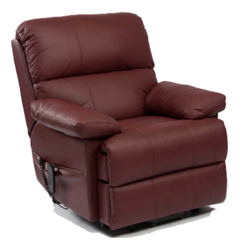 Lars luxury leather dual riser recliner chair | in Kelty, Fife | Gumtree