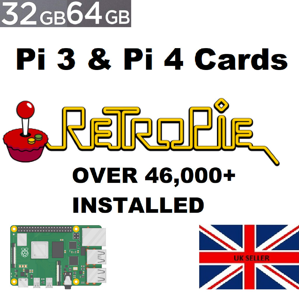 Custom Preloaded RetroPie SD Cards For Raspberry Pi 400 4 3 And