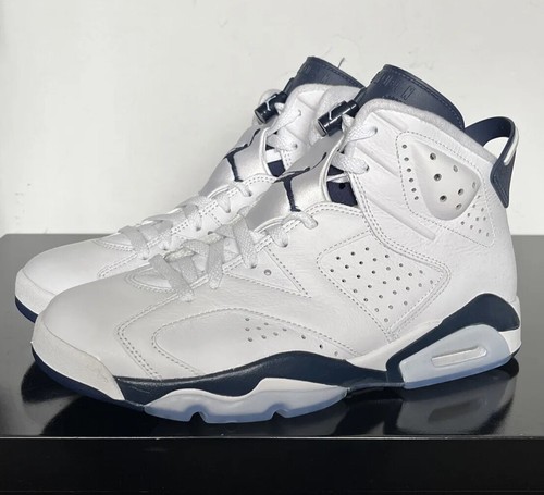 NIKE AIR JORDAN 6 Retro 'Midnight Navy' UK size 8.5 CT8529