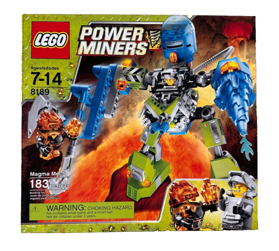  Power Miners set 8189 -Magma Mech; 100% complete with box 