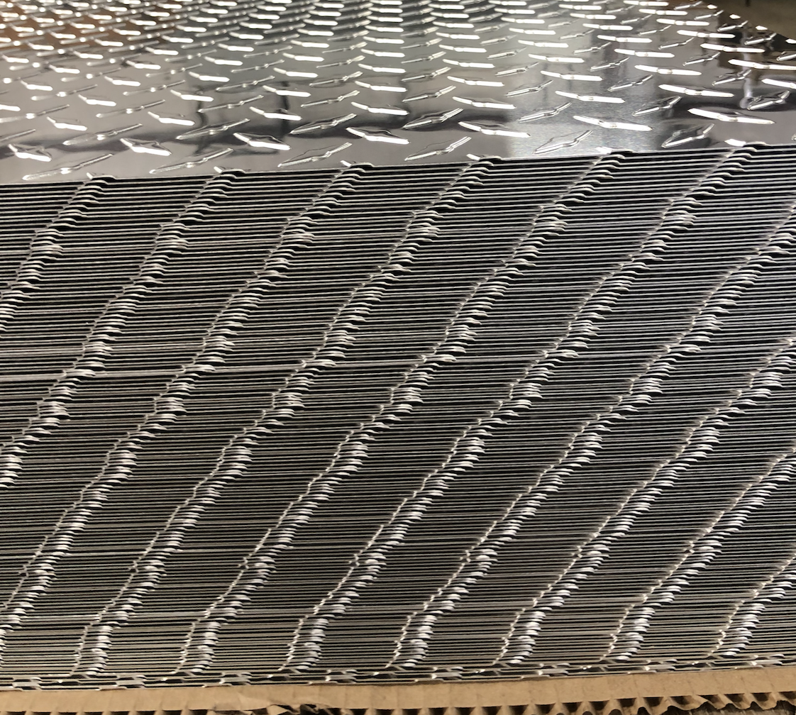 12" x 96" Aluminum Diamond Plate Sheet .025 in Thick - Trailer, RV, Garages, Etc