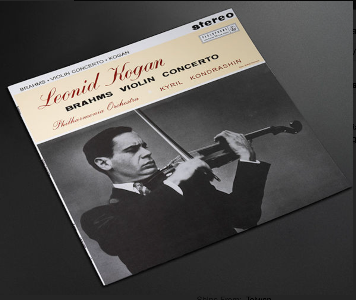 希少になる (SAX2307) ERC027 - KOGAN Leonid - Concerto Violin - Brahms 邦楽