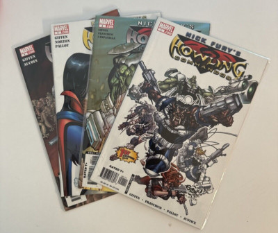2005 MARVEL Comics NICK FURY'S HOWLING COMMANDOS #1-4
