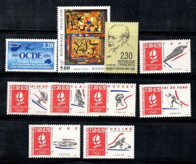 France 1990-91 Yv. 2671-2680 Neuf ** 100% art, OCDE. Jeux olympiques, sport