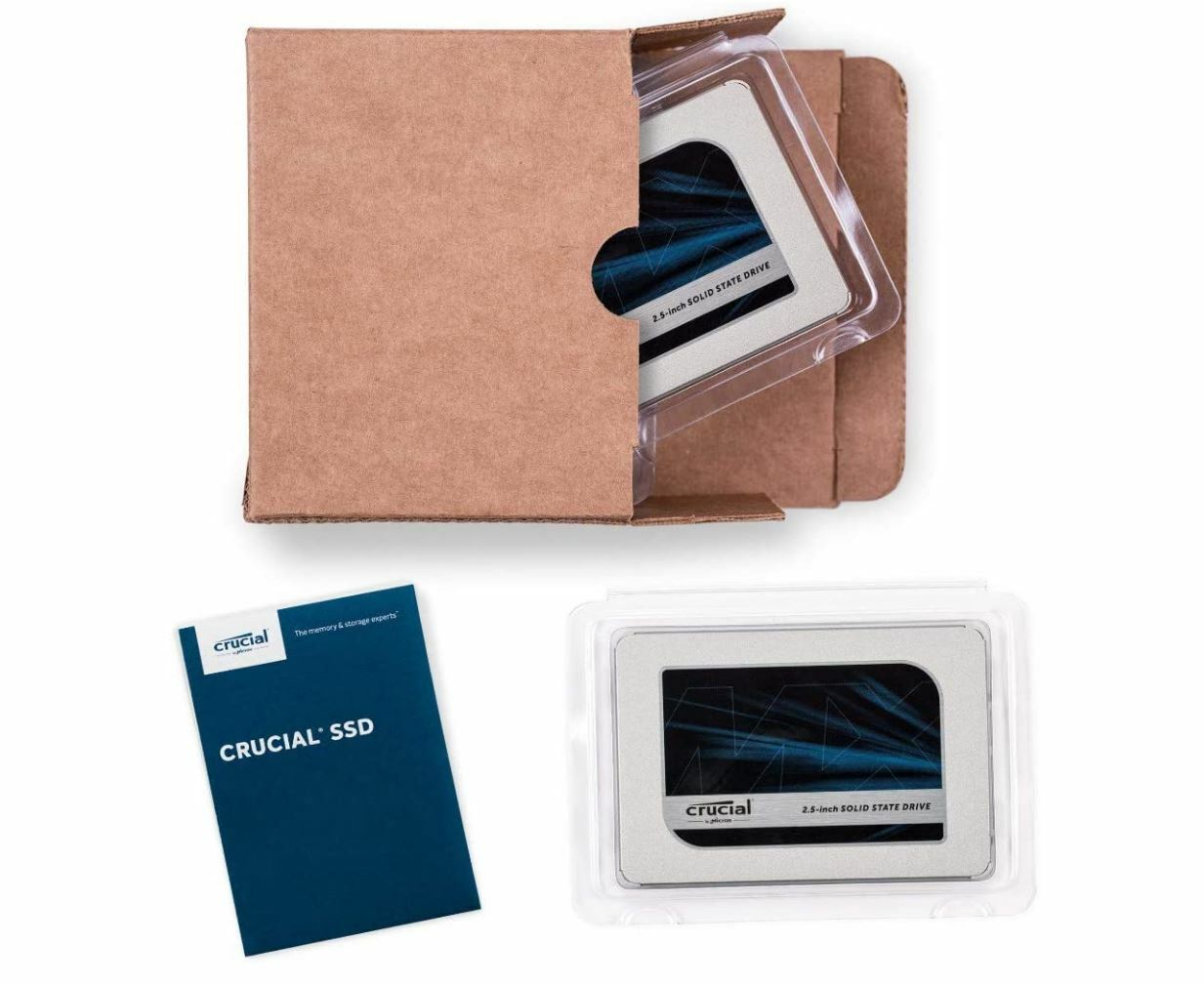 Crucial SSD 2TB 1TB, 500GB, 240 250GB, MX500 BX500 Up to 560