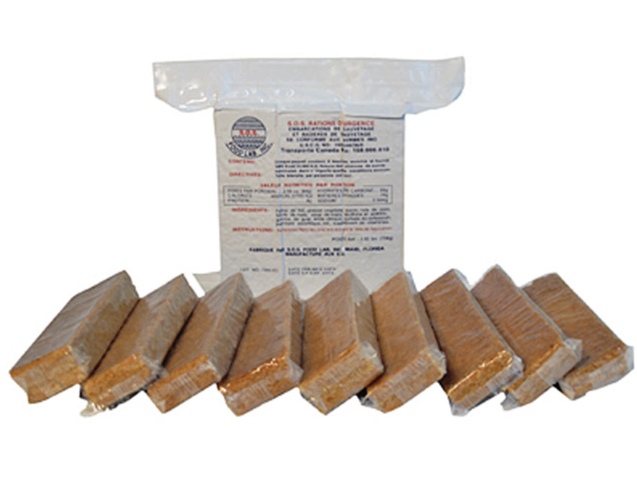 Calamity bars. Life raft ration. cosmolite bar calamity.