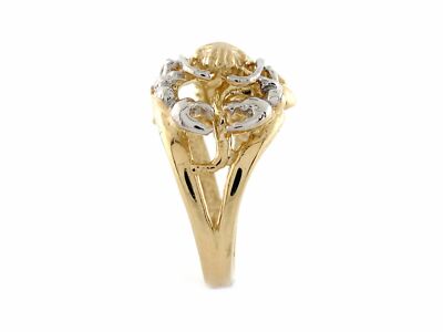 Pre-owned Jackani 10k Or 14k Two Tone Gold Lobster Crawfish Nautical Unique Unisex Ring