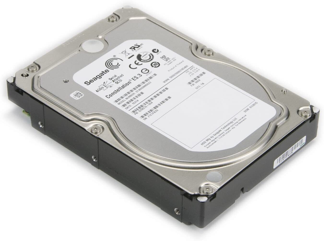 ST4000NM0023 Seagate 4TB 7200RPM 6Gb/s 128MB 3.5" SAS Hard Drive HDD SERVER dell