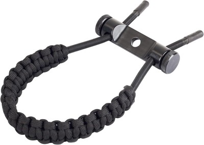 SOPOGER Archery Bow Wrist Sling Adjustable Hunting Strap Braided Black 