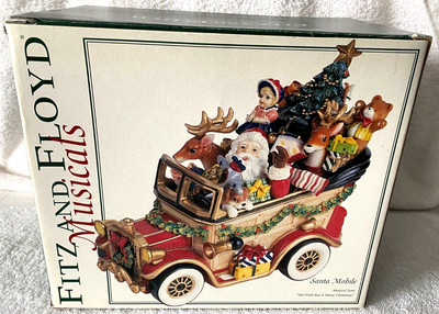 Fitz and Floyd Musicals Santa Mobile Wishing You a Merry Christmas