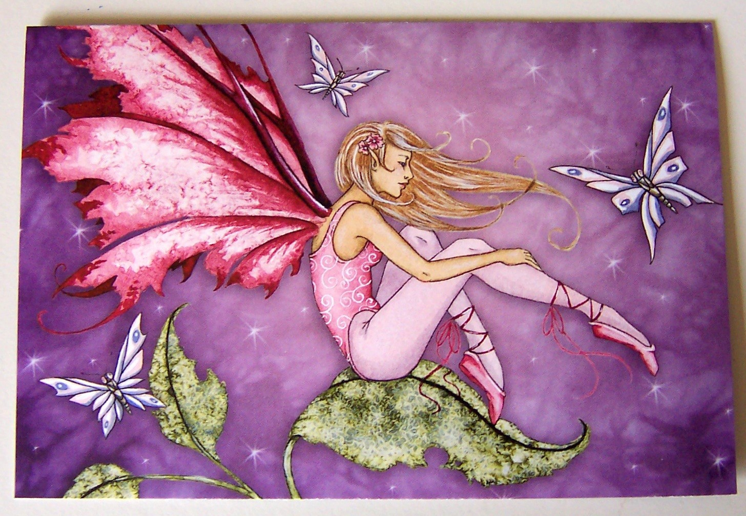Amy Brown Fairy Faery Tin w 12 Cards & Env 2004 #95617 Sprites Too Set 11 of 12