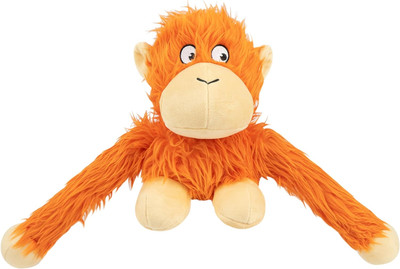 Plush Crinkle Duck Dog Toy with Squeaker for All Breeds - No Mess Fun!