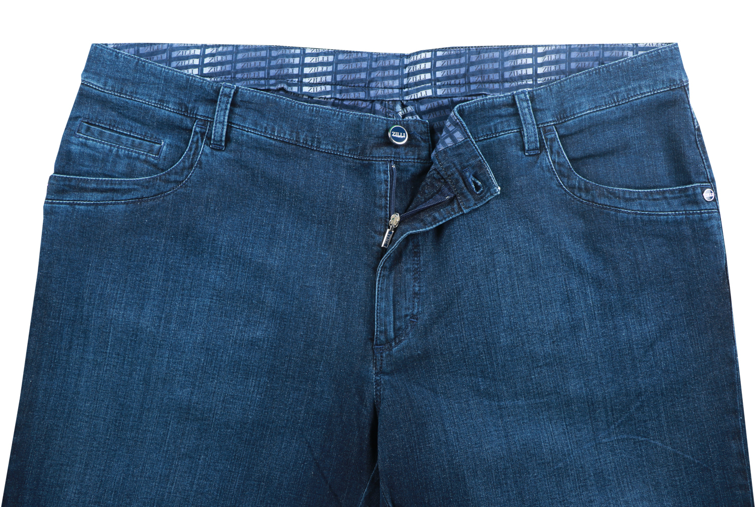 Джинсы Zilli Men's Denim Blue Cotton 