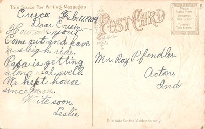 1909 Patriotic Abraham Lincoln Centennial Souvenir PC-The Rail Splitter-Birthday