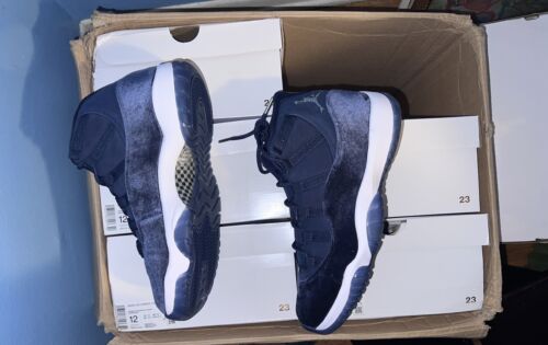 Pre-owned Jordan Size 12 -  11 Midnight Navy Velvet 2022