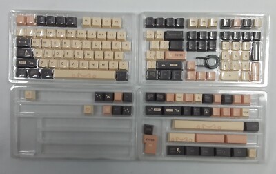 New, Multicolor KEYGEAK Pbt Kitty Cherry Profile Full Kit Keyboard (151 Keys)
