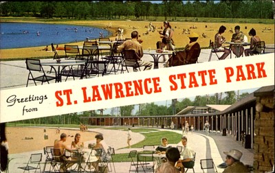 Greetings from St Lawrence State Park ~ Seaway and Power Development