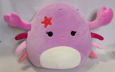 Squishmallow Cailey The Crab 16  Kellytoy Rare Squishmallows Plush Pink 