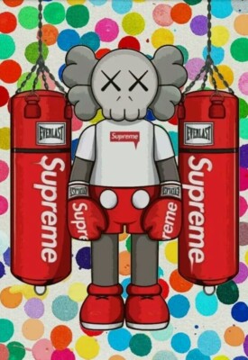 額装Death NYC Ltd Ed ミッキーマウスシュプリームLV