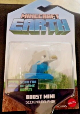 NIP Minecraft: Earth Boost Mini - Seeking Dolphin - Scan for in-game boost! 