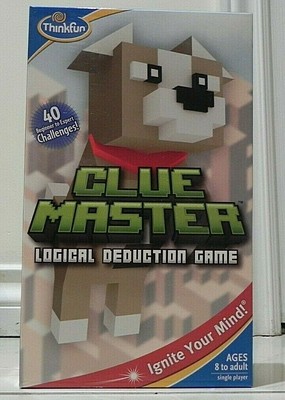 THINKFUN Clue Master Logical Deduction Game Ignite Your Mind Brand New Ages 8+