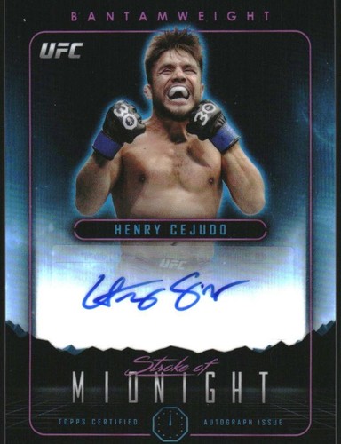 2024 Topps Midnight UFC - Henry Cejudo #SMA-HCO