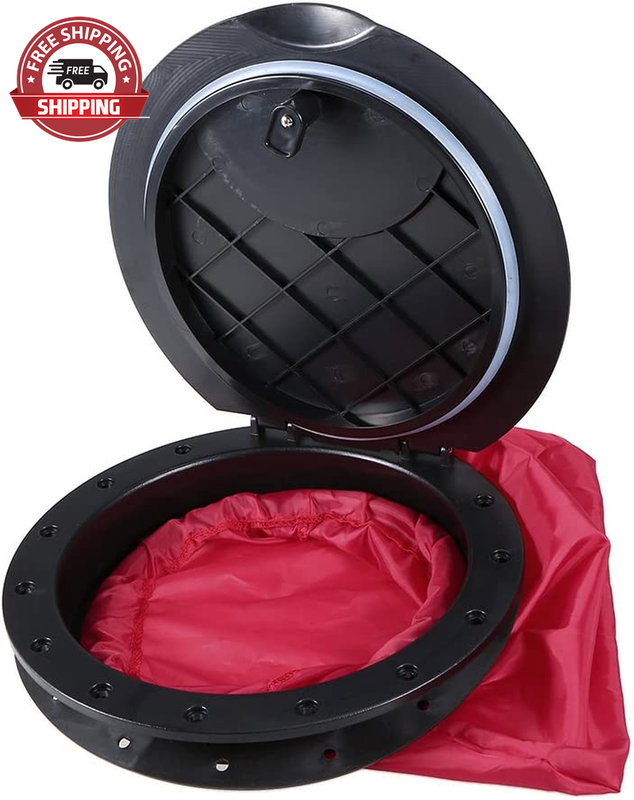 6''/9" Deck Plate Hatch Cover Kit with Storage Bag for Marine Inflatable Boat Ka
