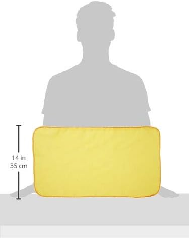 (60235) 13" X 24" 100% Cotton Fully Hemmed Yellow Flannel Dust Cloths, Pack of 1