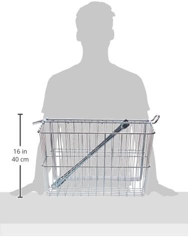 Wald 535 Rear Twin Bicycle Carrier Basket (18 X 7.5 X 12)
