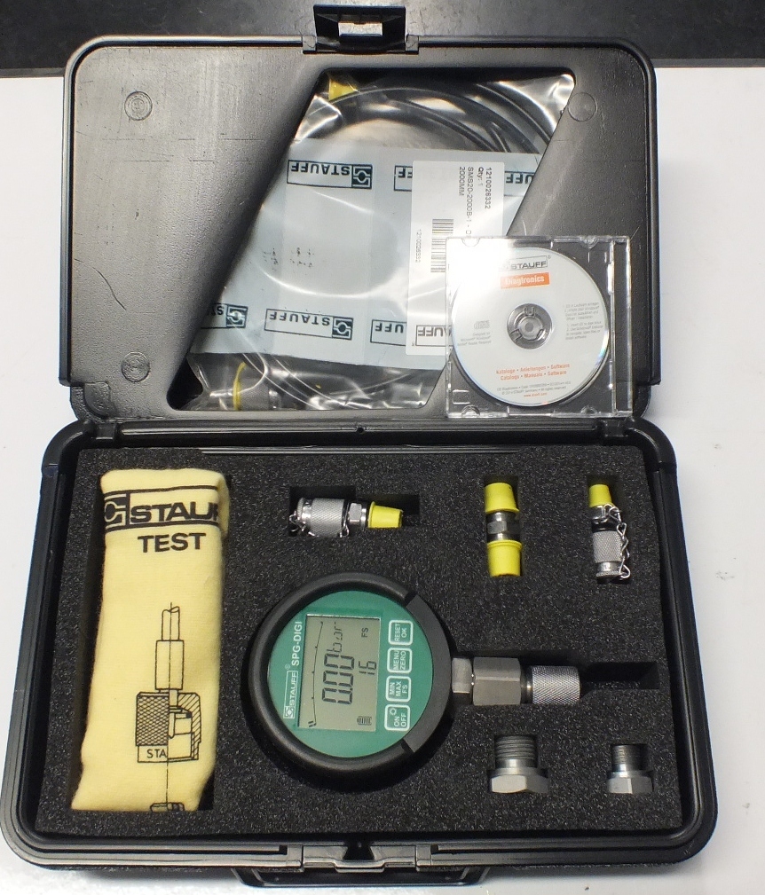 pressure test kit TEST 0 BAR STAUFF DIGITAL 2M (8820 PRESSURE PSI) 600 KIT