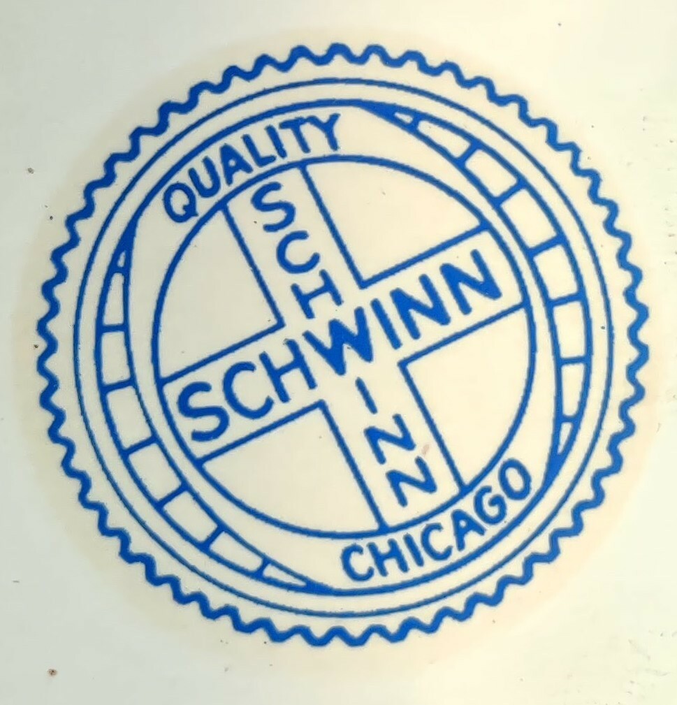 Schwinn Quality Cross Chicago Decal Sticker for Seat Tube on