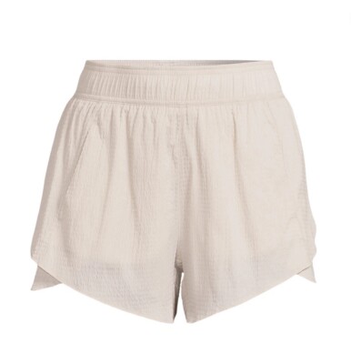 AVIA Women's XXL (20) Active Court Shorts with Built-in Panty   Antique Taupe