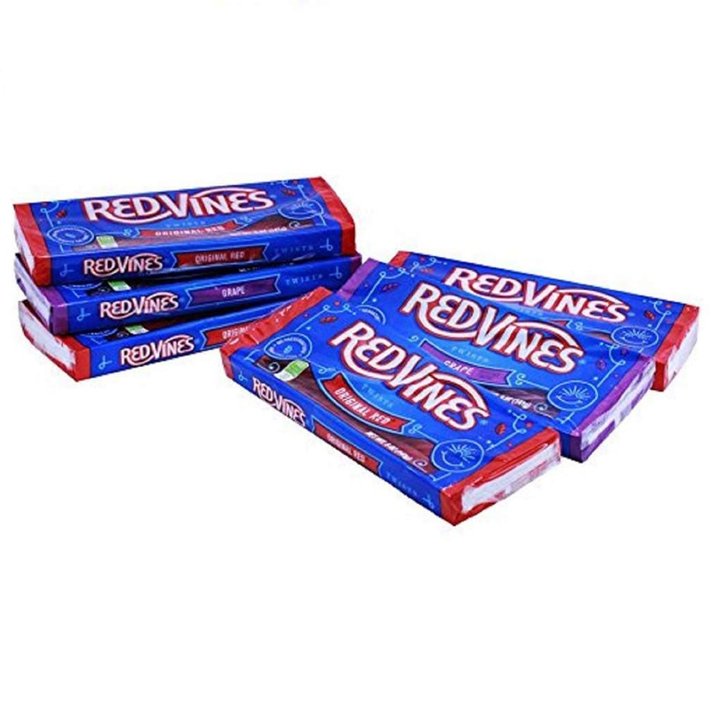 6-Pack Red Vines Licorice Variety Pack Soft & Chewy, Red & G